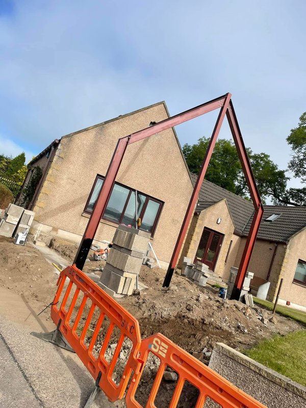 Extension & New Patio area - Before