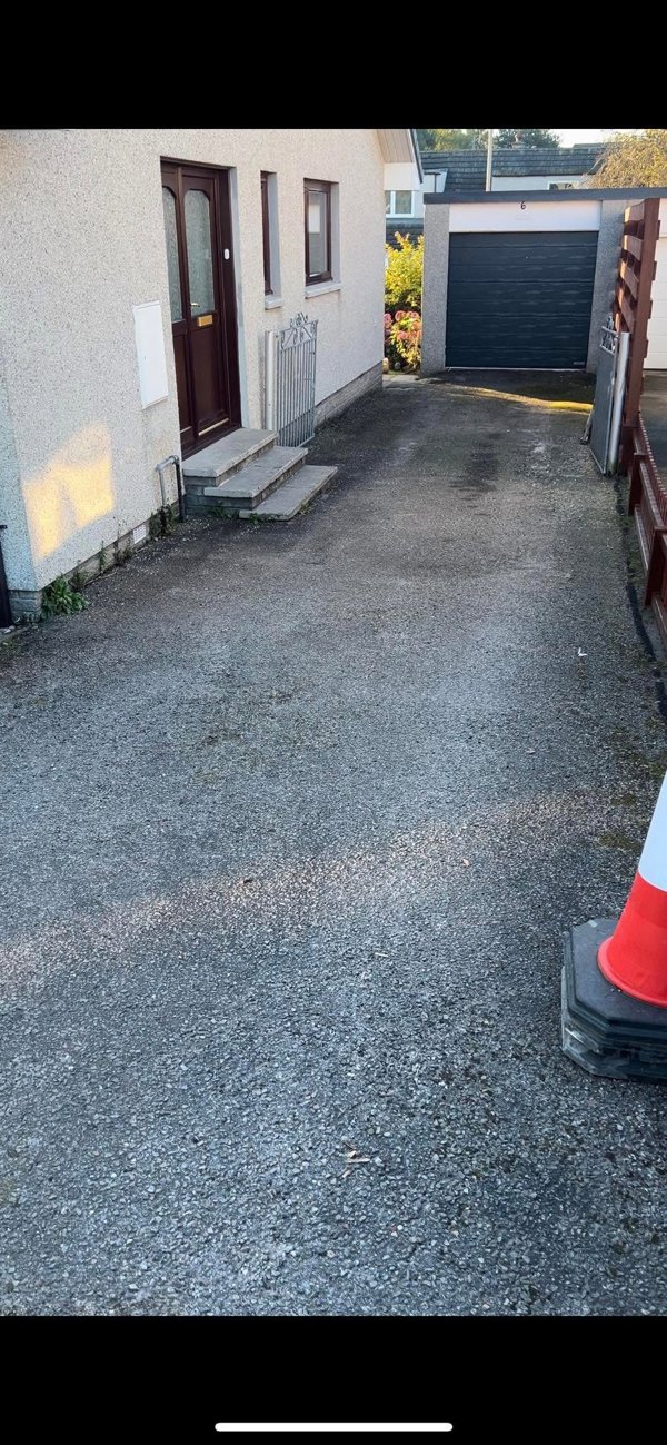 Resin Bound Driveway & Patio - Before