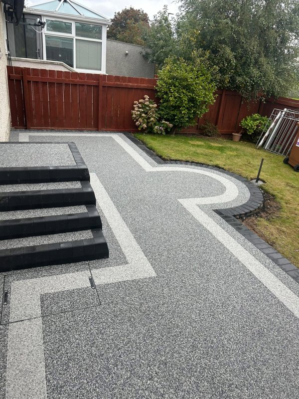 Resin Bound Driveway & Patio - After