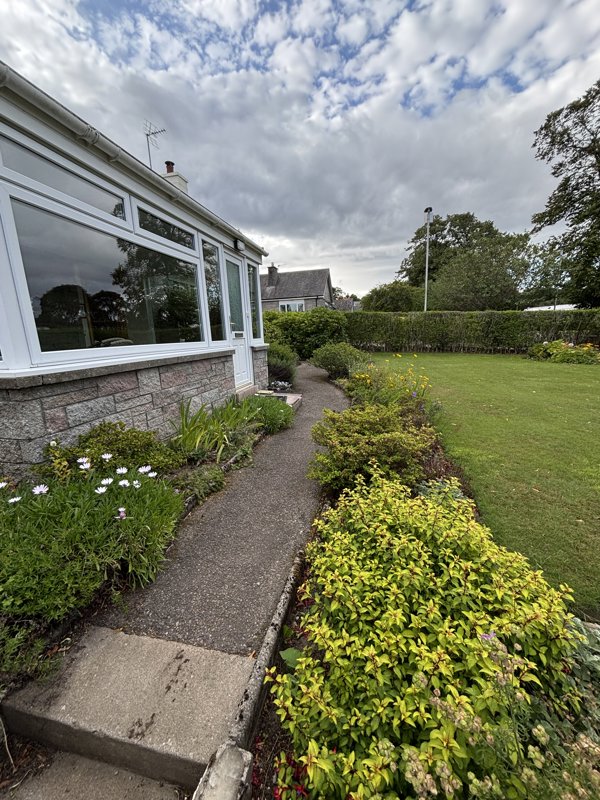 Resin Bound Driveway & Pathways - Before