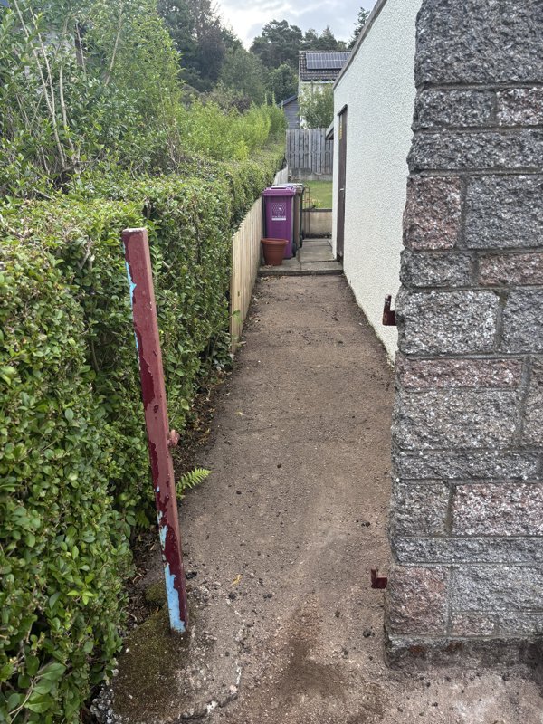 Resin Bound Driveway & Pathways - Before