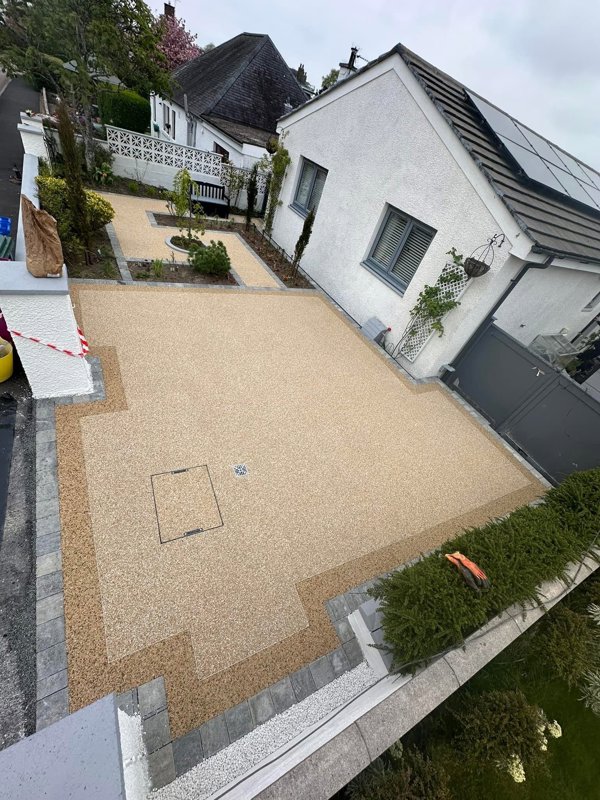 Resin Bound Driveway and Front Garden - After