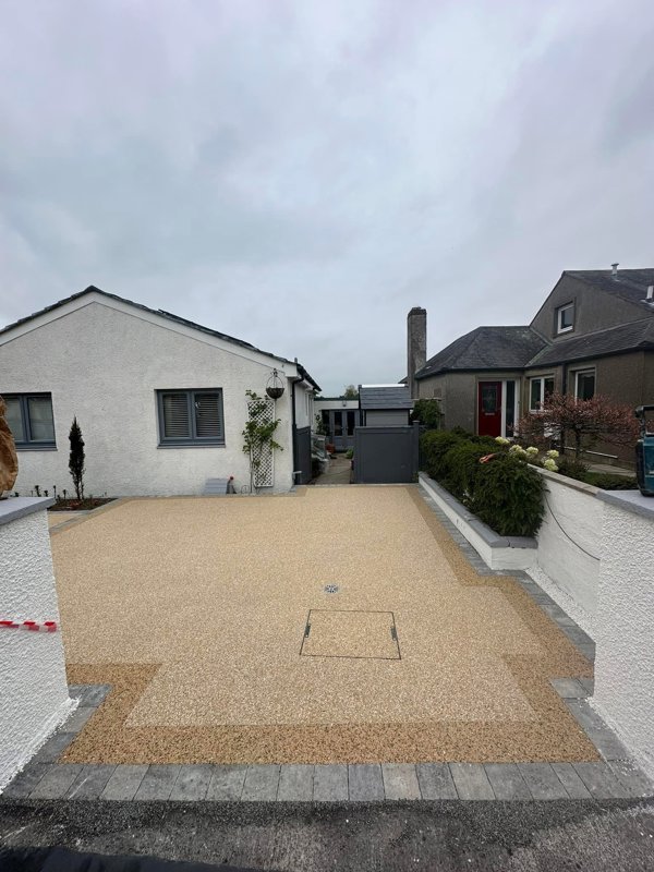 Resin Bound Driveway and Front Garden - After