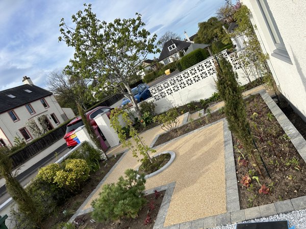 Resin Bound Driveway and Front Garden - After