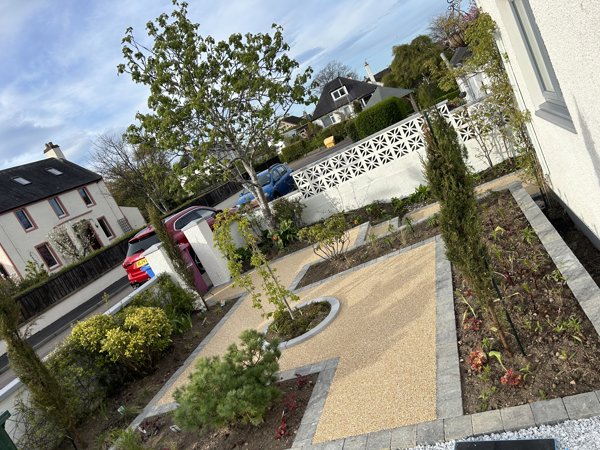Resin Bound Driveway and Front Garden - After
