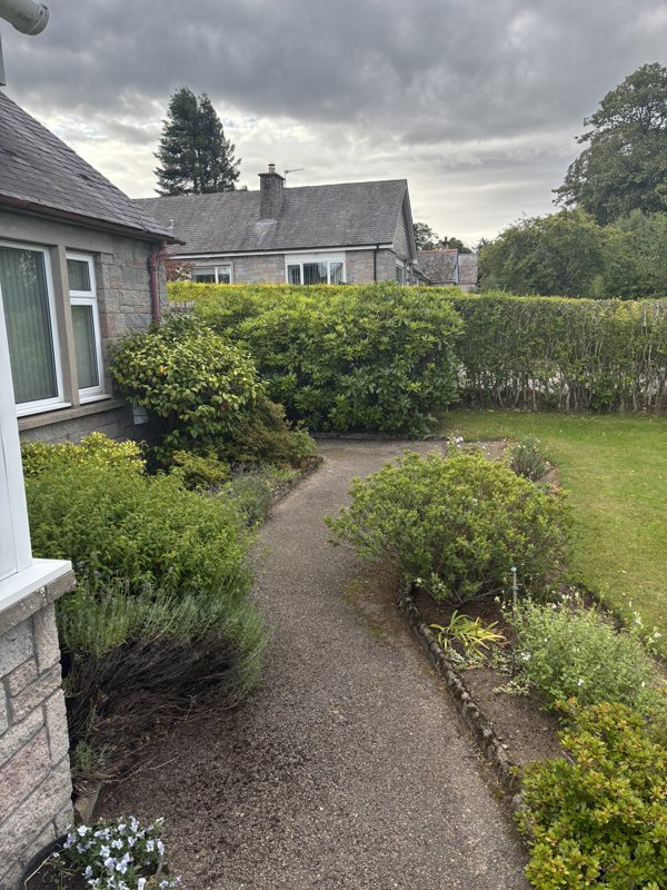Resin Bound Driveway & Pathways - Before