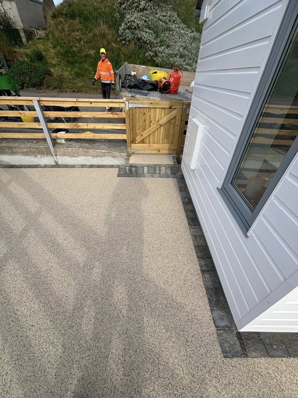 New Resin Bound patio area - After