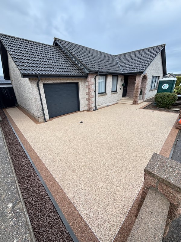 Resin bound driveway